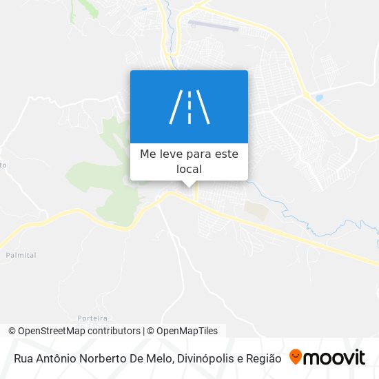 Rua Antônio Norberto De Melo mapa