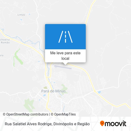Rua Salatiel Alves Rodrige mapa