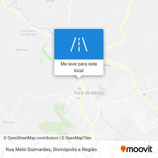 Rua Melo Guimarães mapa