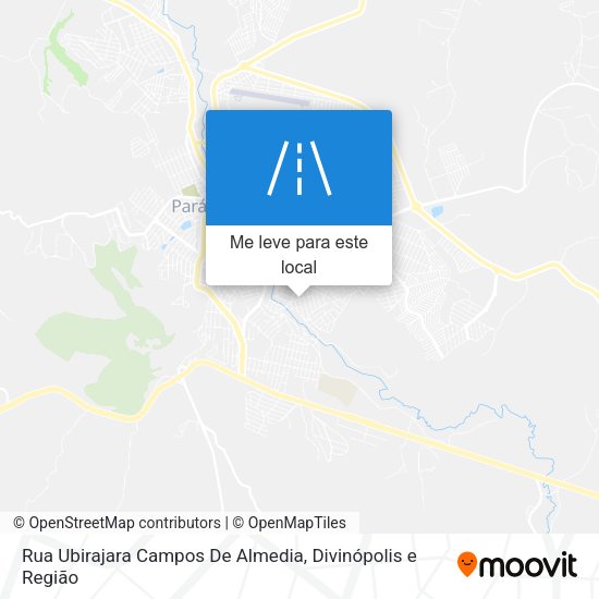 Rua Ubirajara Campos De Almedia mapa