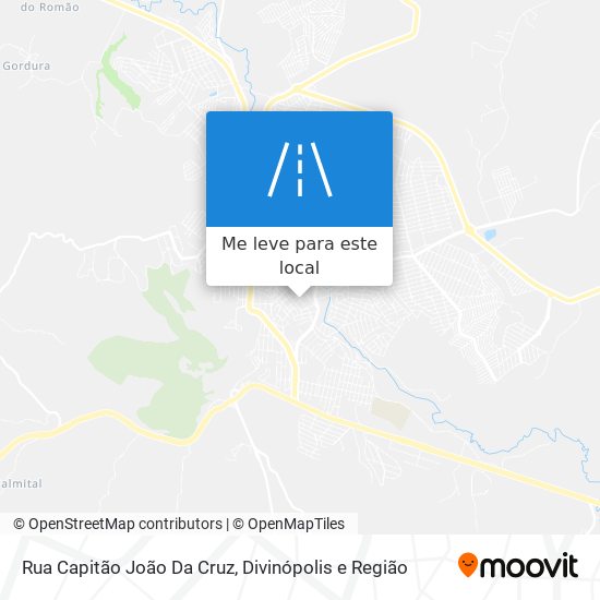 Rua Capitão João Da Cruz mapa