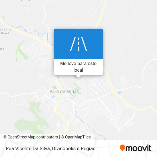 Rua Vicente Da Silva mapa