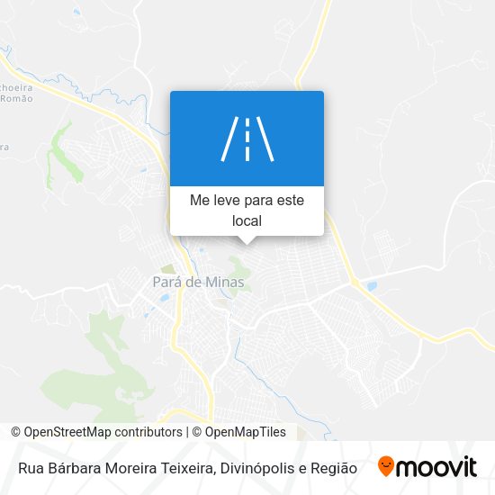 Rua Bárbara Moreira Teixeira mapa