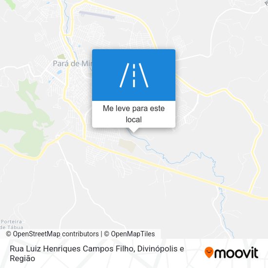 Rua Luiz Henriques Campos Filho mapa