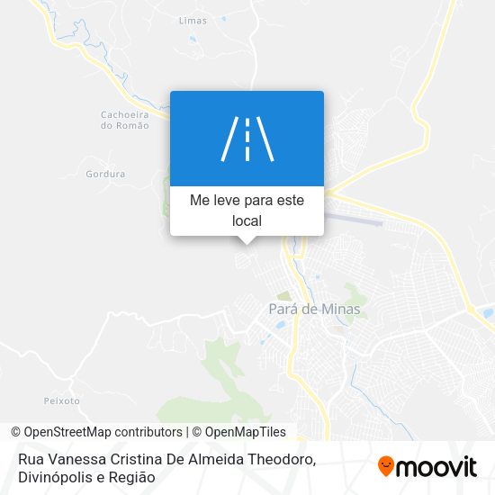 Rua Vanessa Cristina De Almeida Theodoro mapa