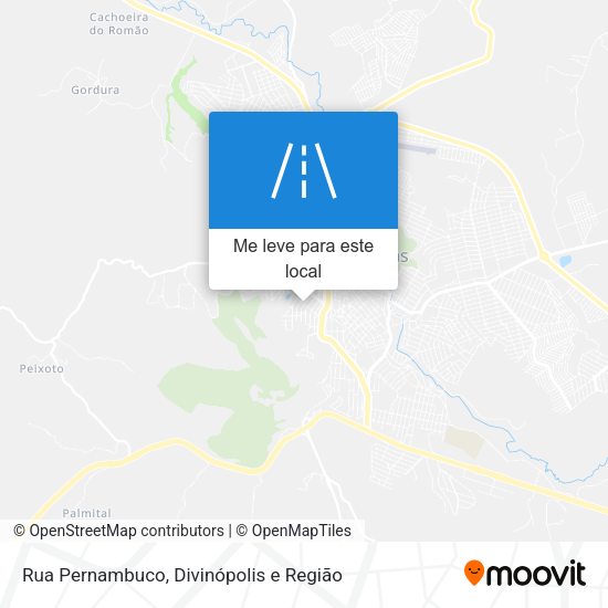 Rua Pernambuco mapa