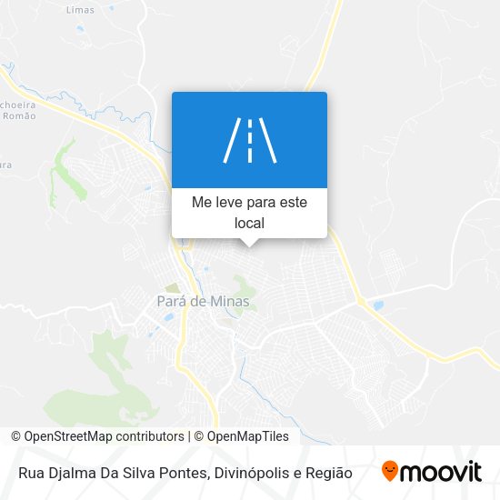Rua Djalma Da Silva Pontes mapa