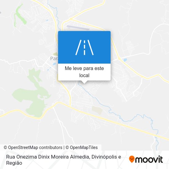 Rua Onezima Dinix Moreira Almedia mapa