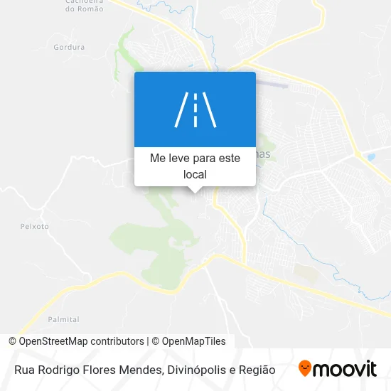 Rua Rodrigo Flores Mendes mapa