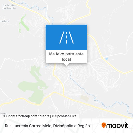 Rua Lucrecia Correa Melo mapa