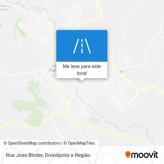 Rua Joao Binder mapa