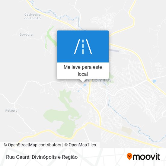 Rua Ceará mapa
