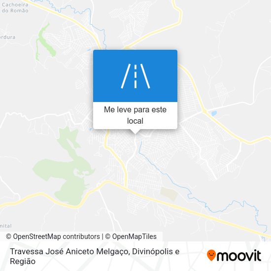 Travessa José Aniceto Melgaço mapa