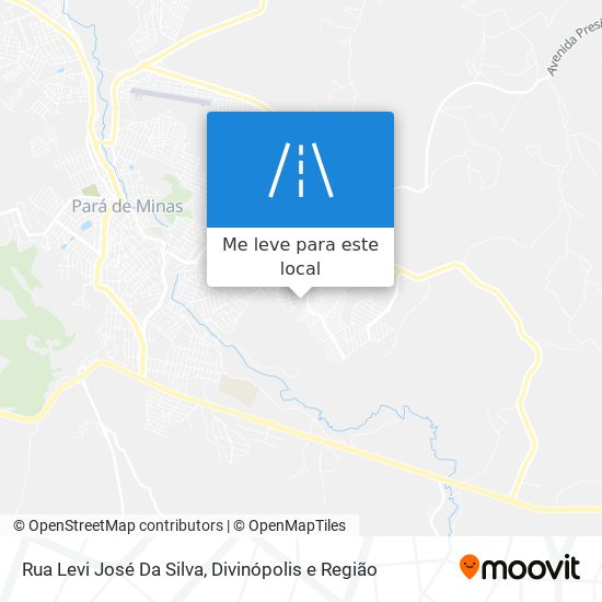 Rua Levi José Da Silva mapa