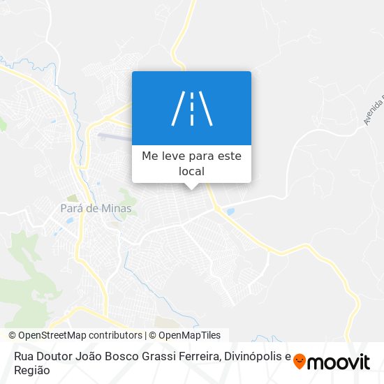 Rua Doutor João Bosco Grassi Ferreira mapa