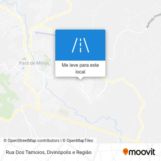 Rua Dos Tamoios mapa