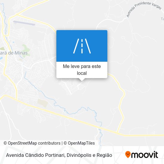 Avenida Cândido Portinari mapa