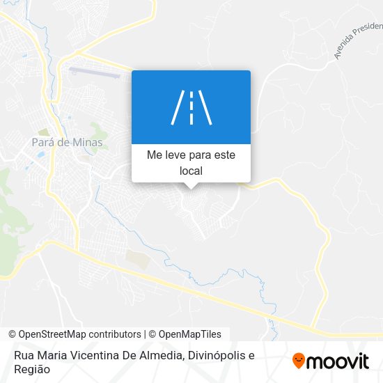 Rua Maria Vicentina De Almedia mapa