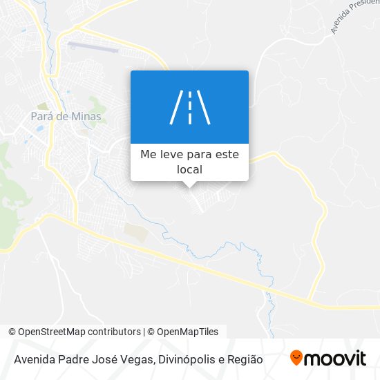 Avenida Padre José Vegas mapa