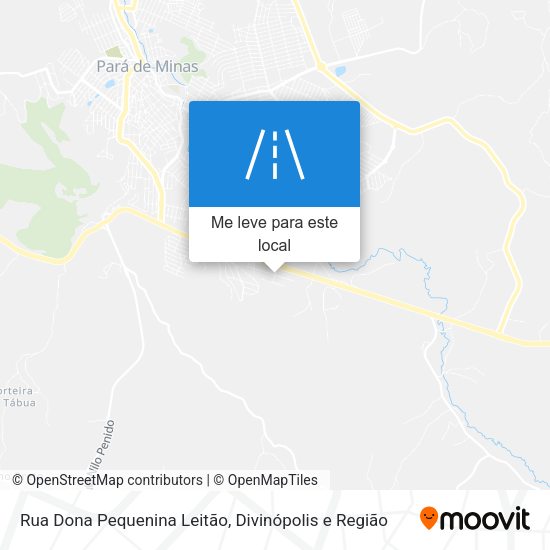 Rua Dona Pequenina Leitão mapa