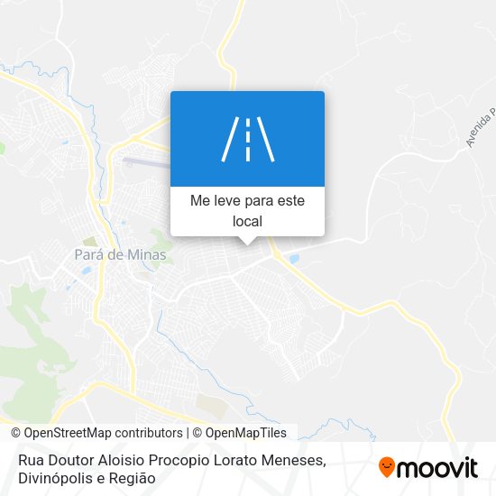 Rua Doutor Aloisio Procopio Lorato Meneses mapa