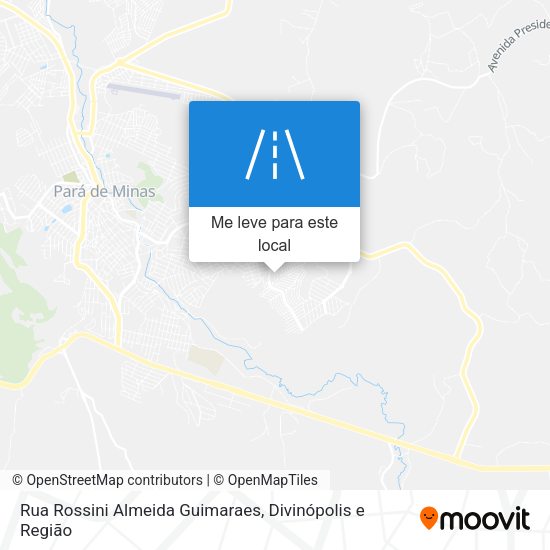 Rua Rossini Almeida Guimaraes mapa