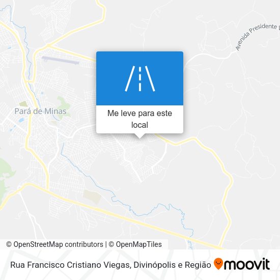 Rua Francisco Cristiano Viegas mapa