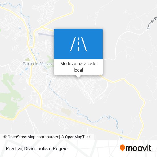 Rua Irai mapa