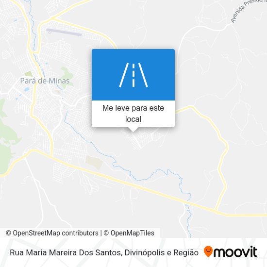 Rua Maria Mareira Dos Santos mapa