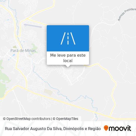 Rua Salvador Augusto Da Silva mapa