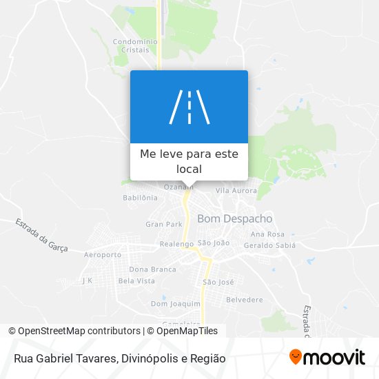 Rua Gabriel Tavares mapa