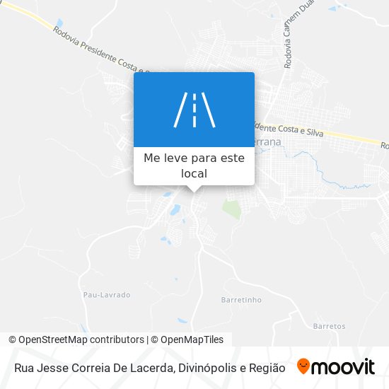 Rua Jesse Correia De Lacerda mapa