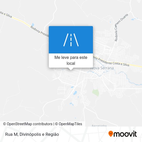 Rua M mapa