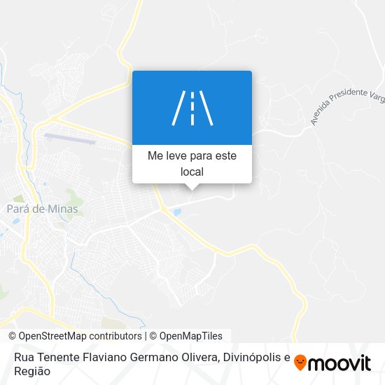 Rua Tenente Flaviano Germano Olivera mapa