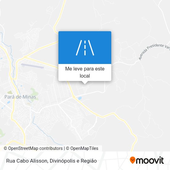 Rua Cabo Alisson mapa