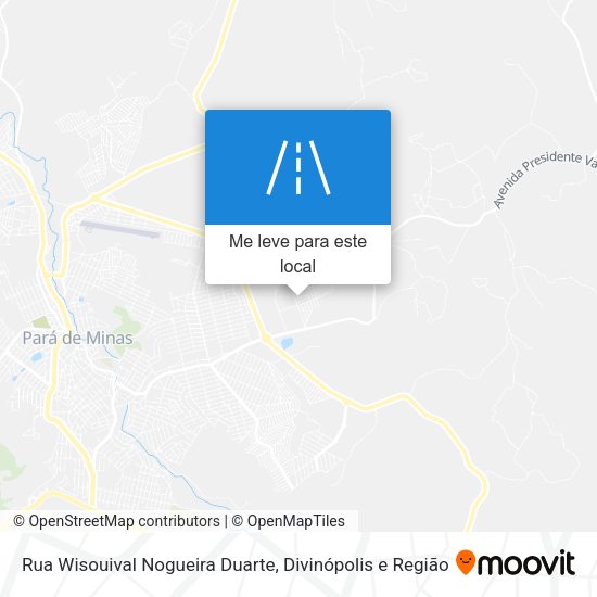 Rua Wisouival Nogueira Duarte mapa