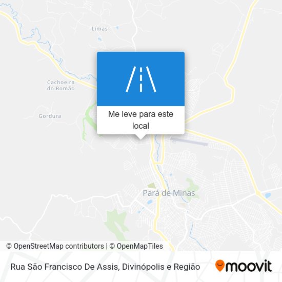 Rua São Francisco De Assis mapa