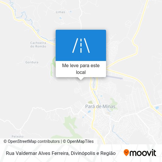 Rua Valdemar Alves Ferreira mapa