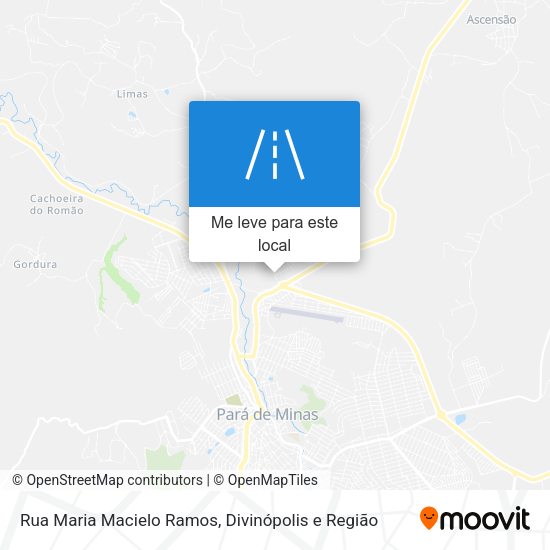 Rua Maria Macielo Ramos mapa