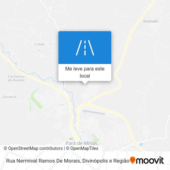 Rua Nermival Ramos De Morais mapa