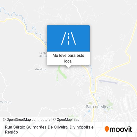 Rua Sérgio Guimarães De Oliveira mapa