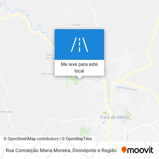 Rua Conceição Maria Moreira mapa