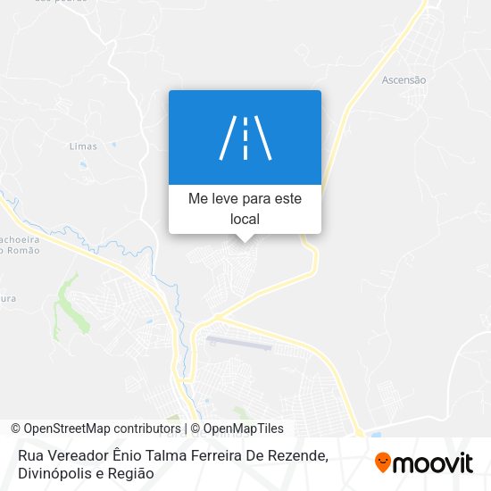 Rua Vereador Ênio Talma Ferreira De Rezende mapa