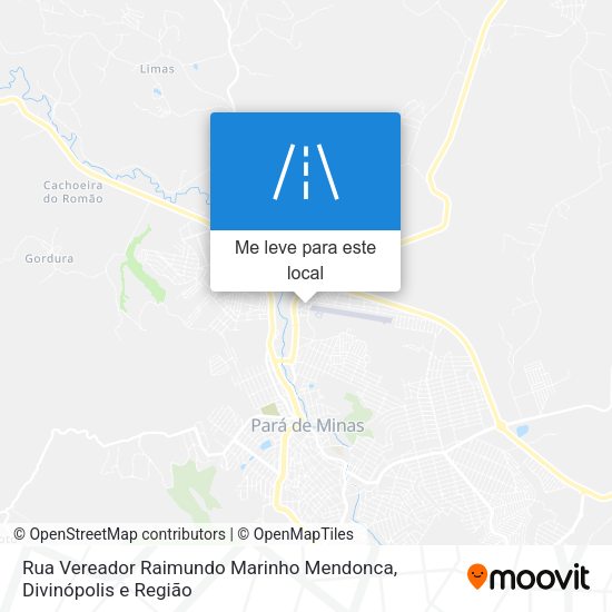 Rua Vereador Raimundo Marinho Mendonca mapa