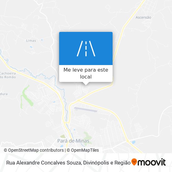 Rua Alexandre Concalves Souza mapa