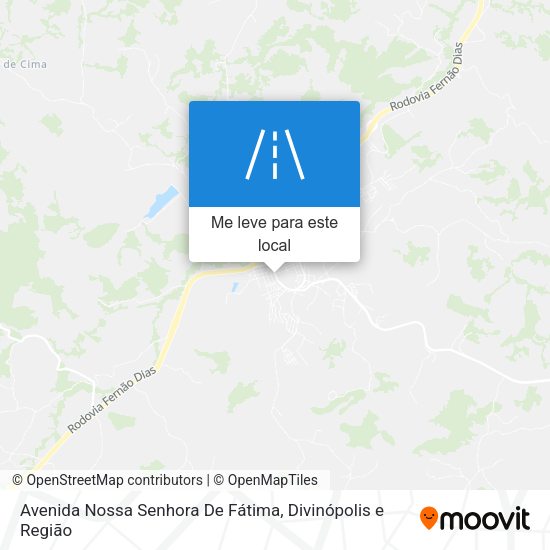 Avenida Nossa Senhora De Fátima mapa