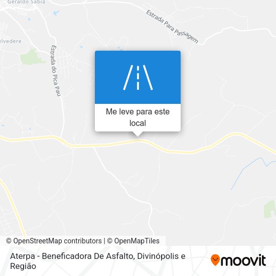 Aterpa - Beneficadora De Asfalto mapa