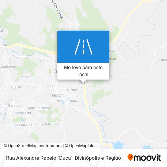 Rua Alexandre Rabelo "Duca" mapa