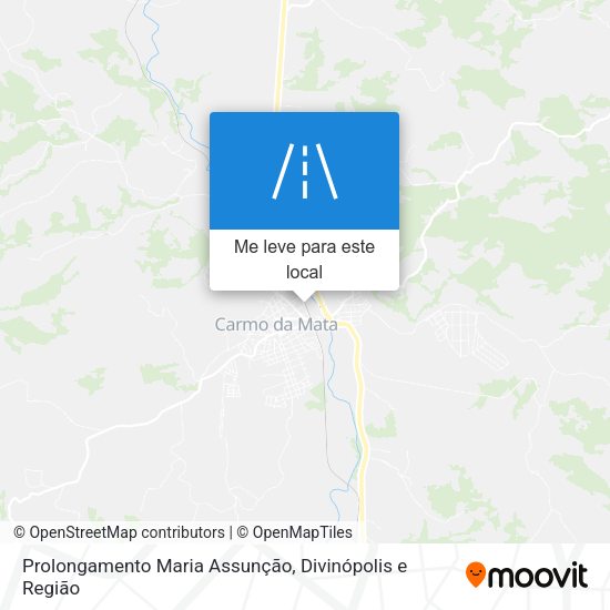 Prolongamento Maria Assunção mapa