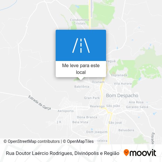 Rua Doutor Laércio Rodrigues mapa